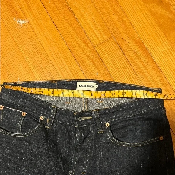 Taylor Stitch Men's Selvedge Denim Jeans 34 slim - Picture 8 of 9